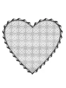 Valentijn hart kleurplaat 2
